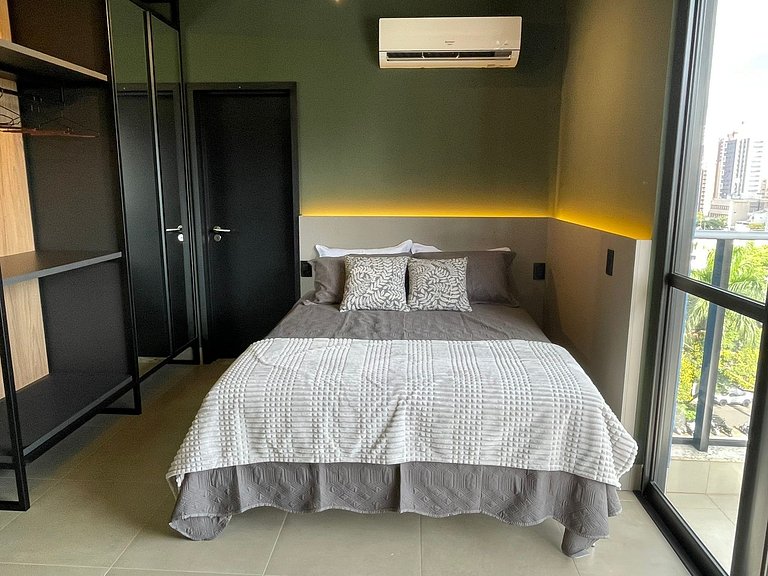 Studio Prime com piscina e sauna 702CP