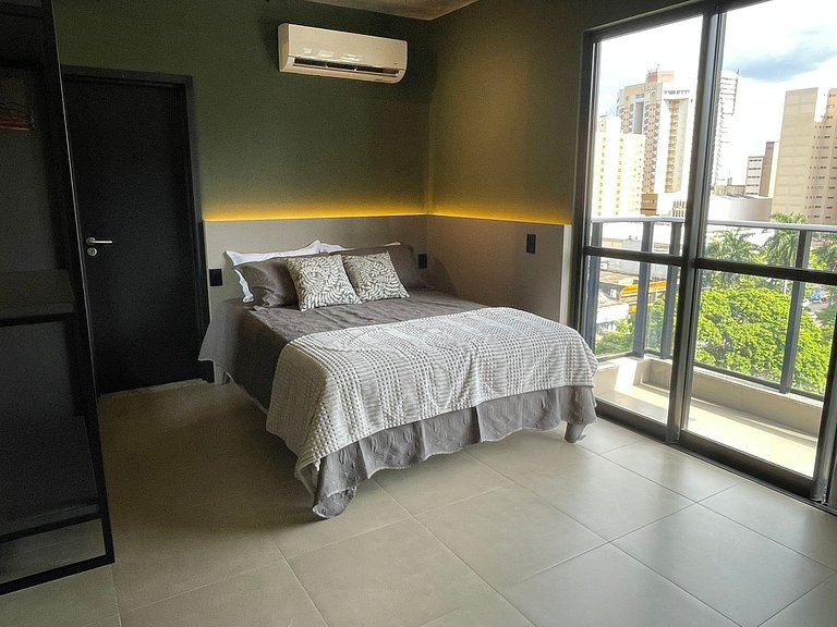Studio Prime com piscina e sauna 702CP