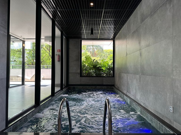 Studio Prime com piscina e sauna 702CP
