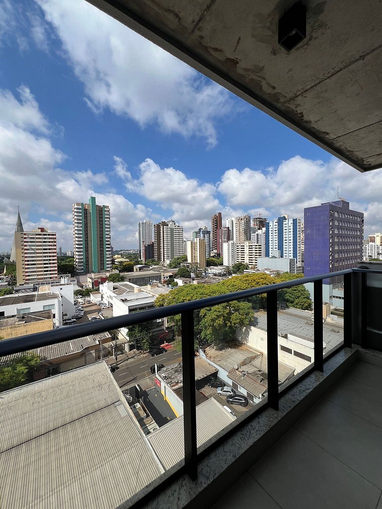 Studio Central com garagem 1002CP