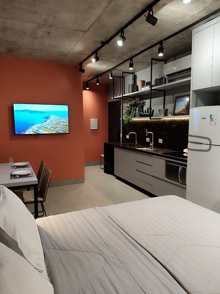 Studio 701 Prime Comfort com piscina e sauna