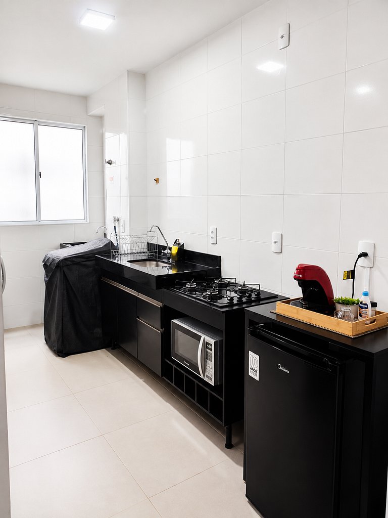 Ap508 c/ 2 Qts, sacada, garagem.